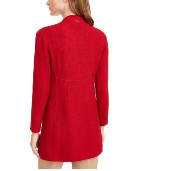 Anne Klein Burgundy Open Cardigan - Picture 2 of 6